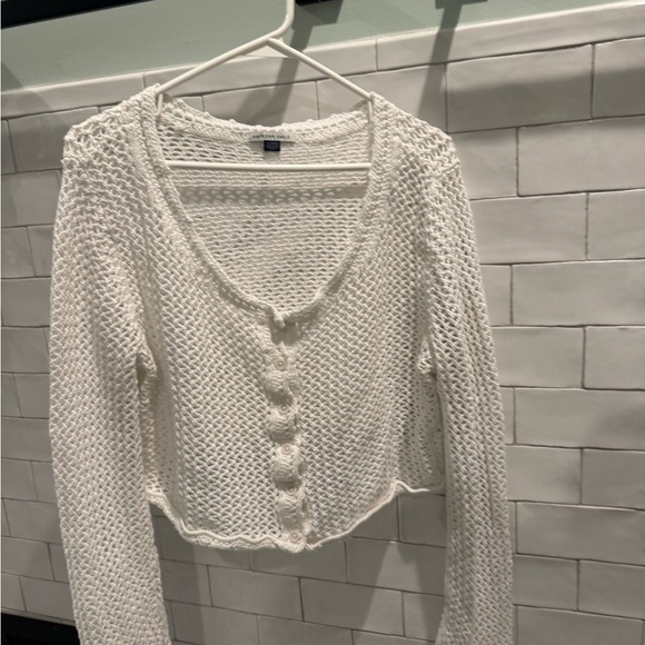 American Eagle Outfitters Sweaters - American Eagle Crochet Cardigan ~ size XL